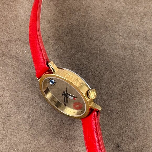 Vintage Akteo designed Makeup Artist Gold Tone Watch in pristine condition - Picture 4 of 8